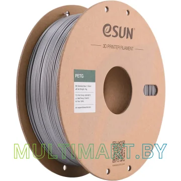 Пластик eSUN PETG (1.75 мм, 1 кг, серебристый)